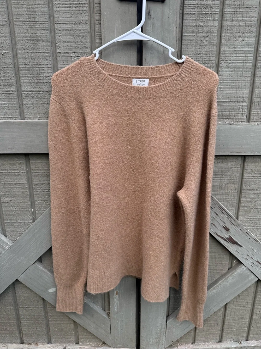 J. Crew Camel Crewneck Sweater
